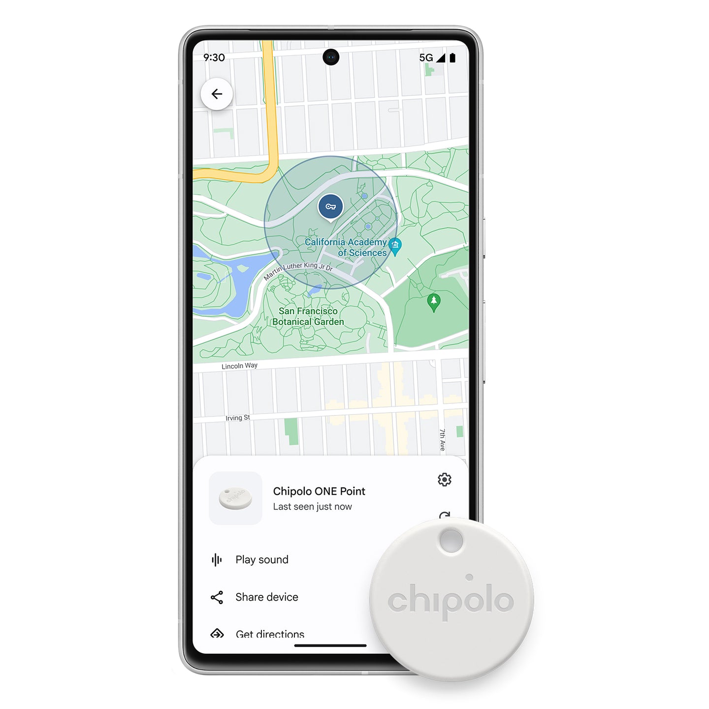 Chipolo ONE Point - Works with Google’s Find My Device app